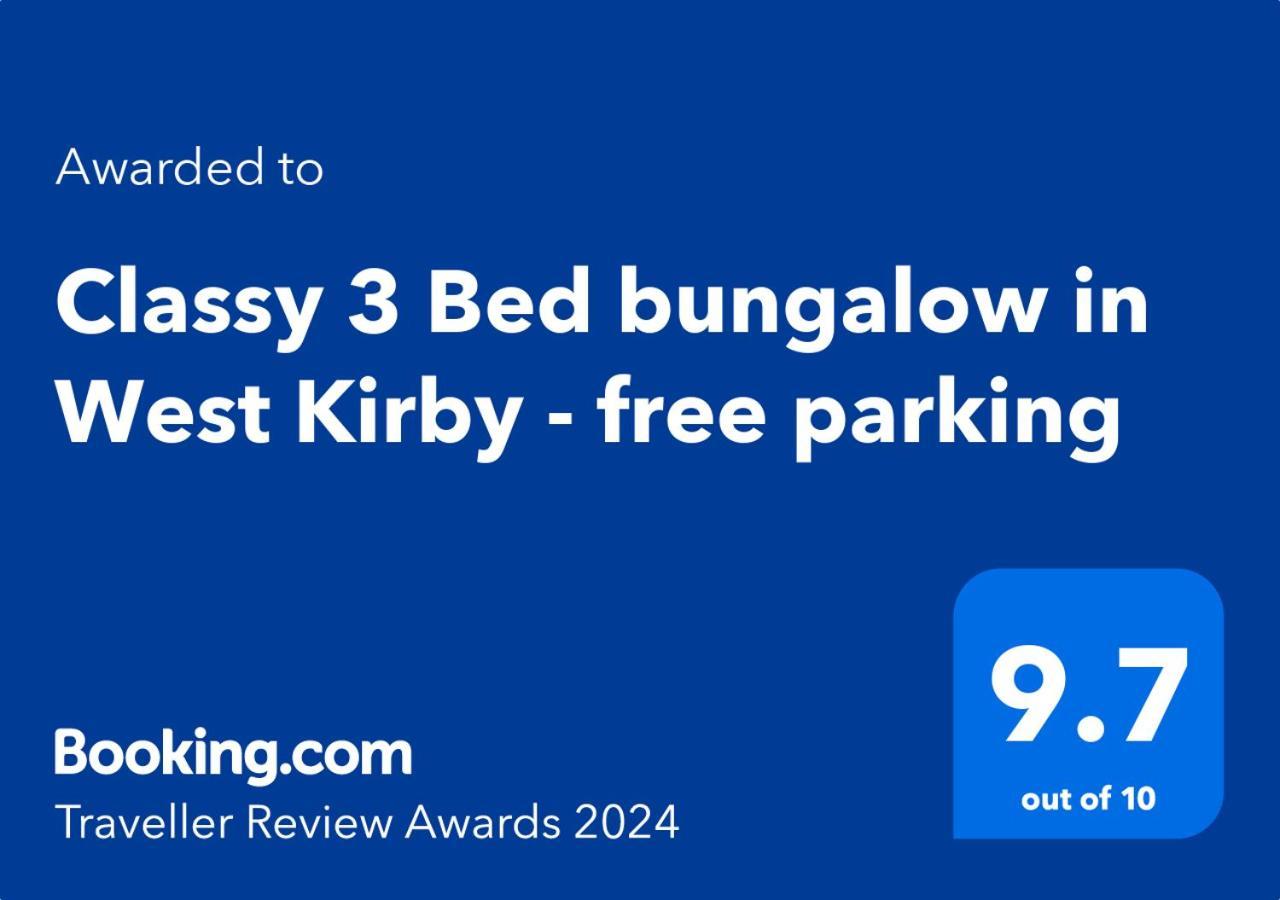 Cosy 3Bed Bungalow In West Kirby, Free Parking Frankby Dış mekan fotoğraf